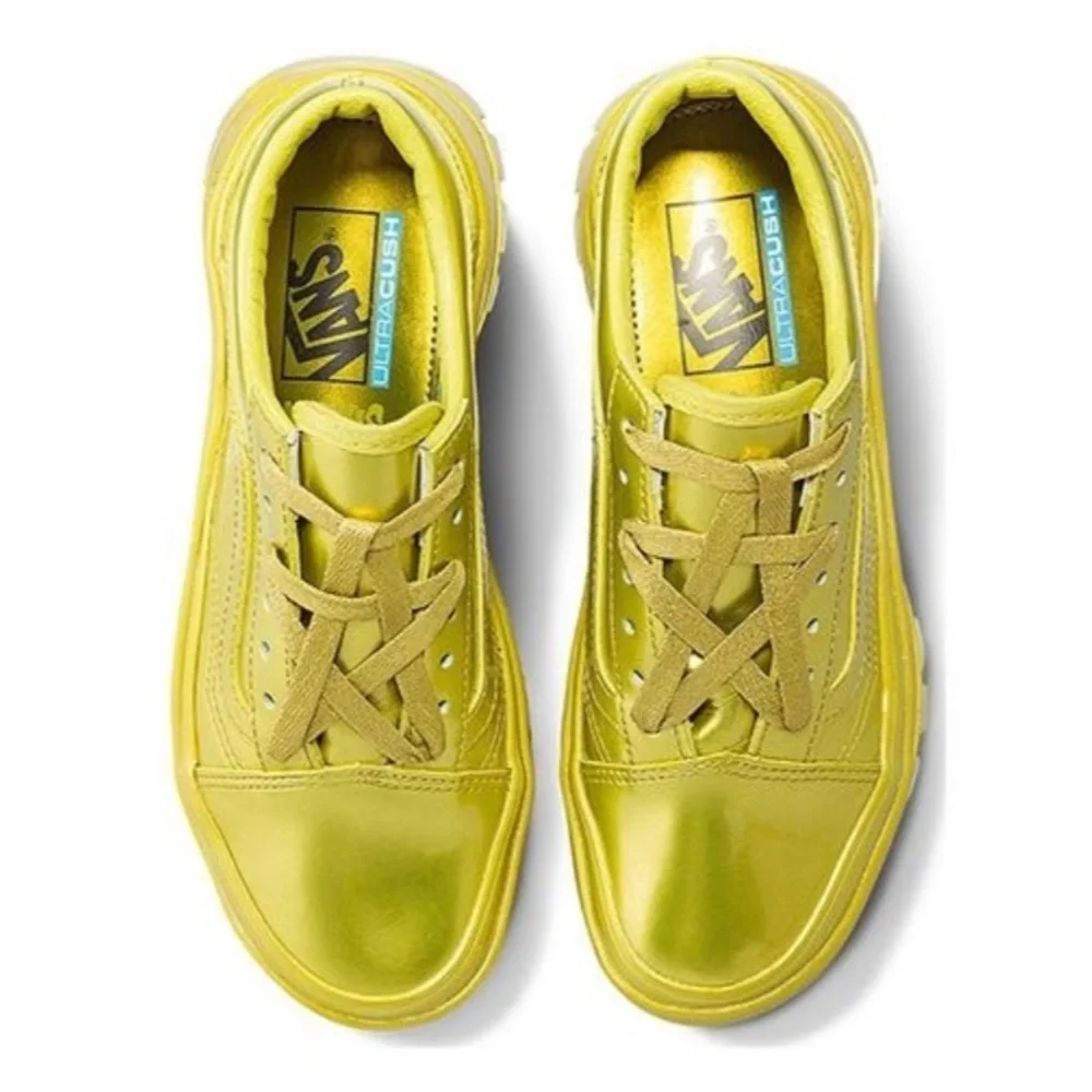 Vans Chunky Platform Sneakers in Bright Yellow - Picture 5 of 12